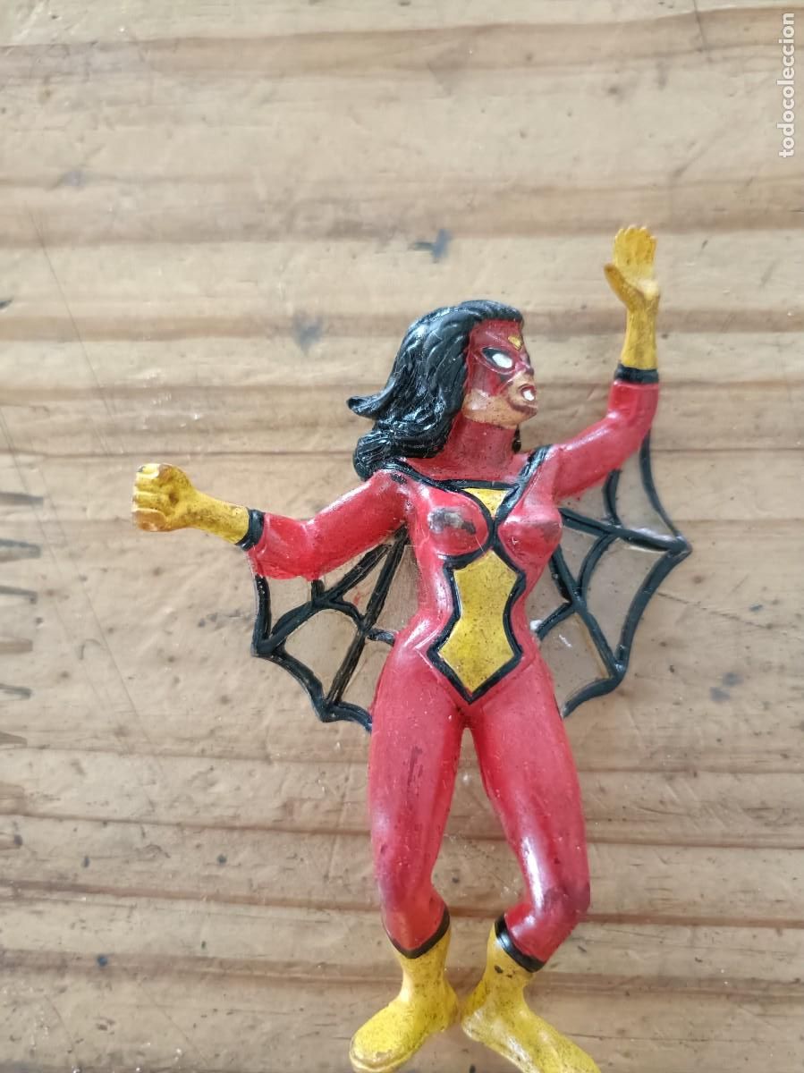 Figuras de goma y PVC: PVC FIGURA GOMA C&Oacute;MICS SPAIN Spider-Woman
