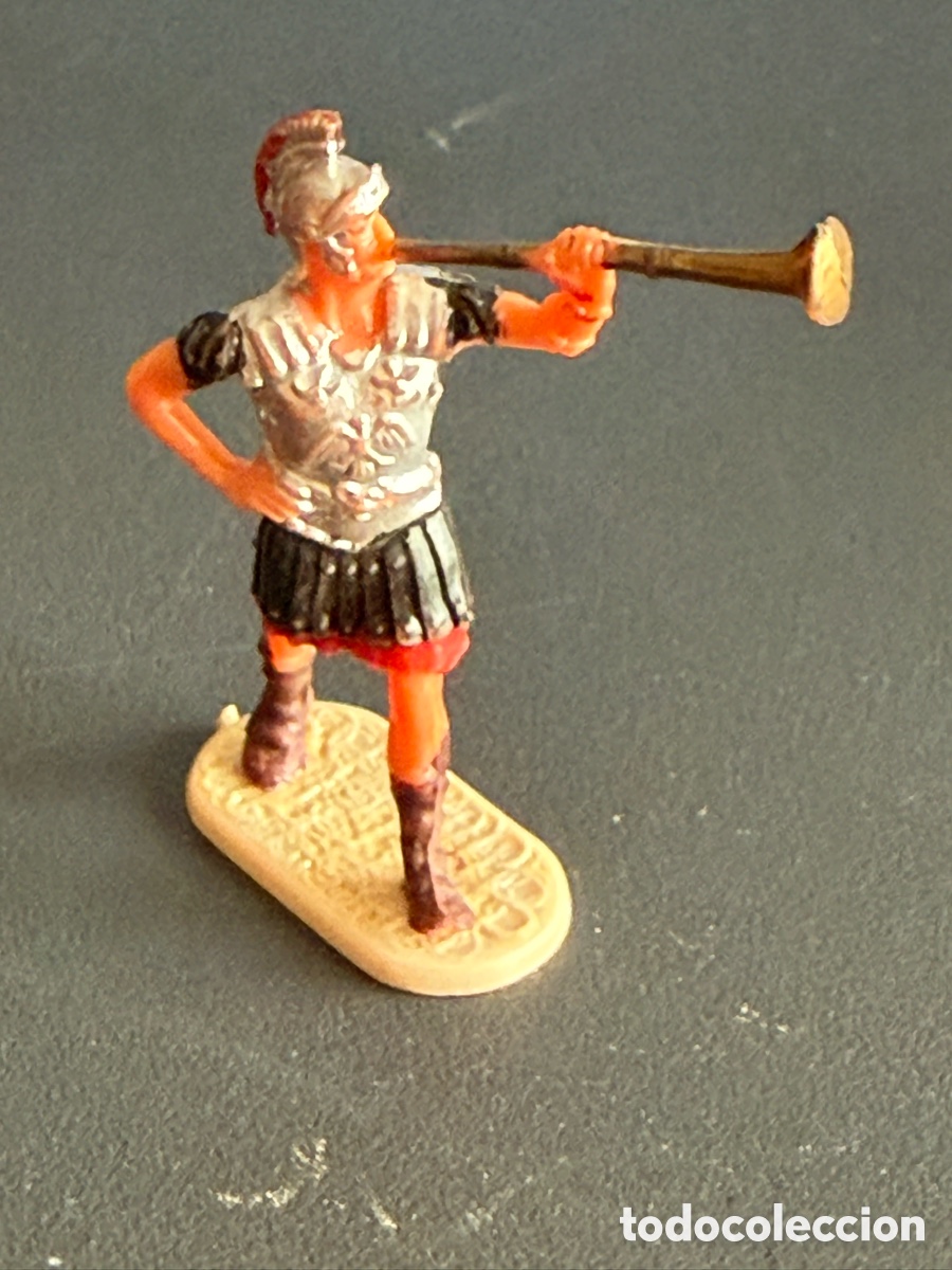 Figuras de goma y PVC: ELASTOLIN. FANFARRIA ROMANO. 5 cm