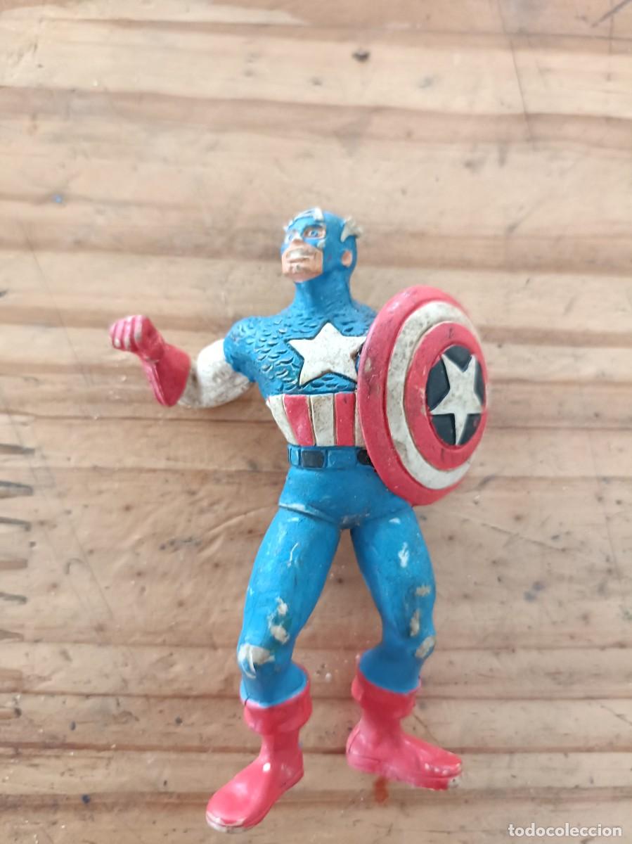 Figuras de goma y PVC: PVC FIGURA GOMA C&Oacute;MICS SPAIN Capit&aacute;n Am&eacute;rica