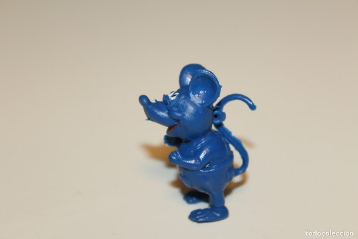 Figuras de goma y PVC: FIGURA GOMA RATON AZUL
