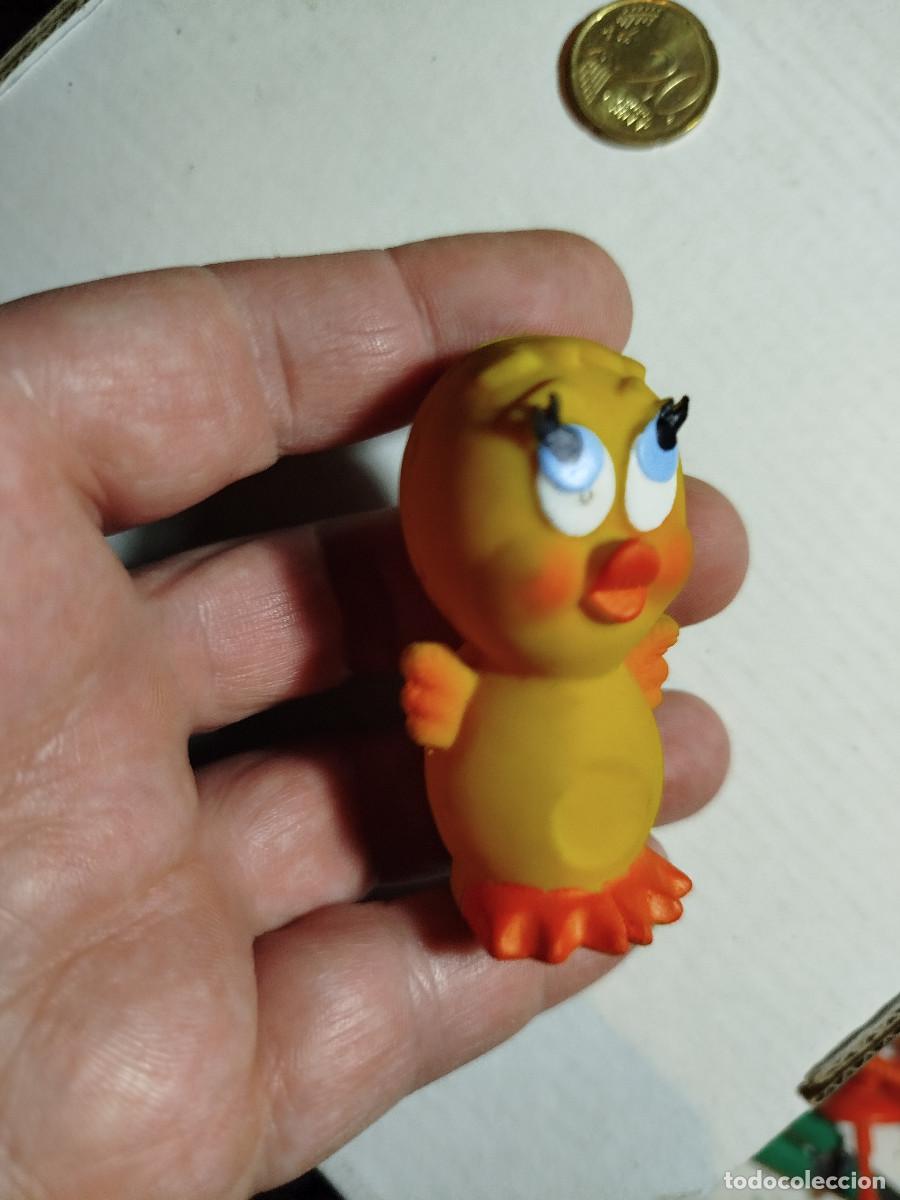 Figuras de goma y PVC: Mu&ntilde;eco de goma vintage
