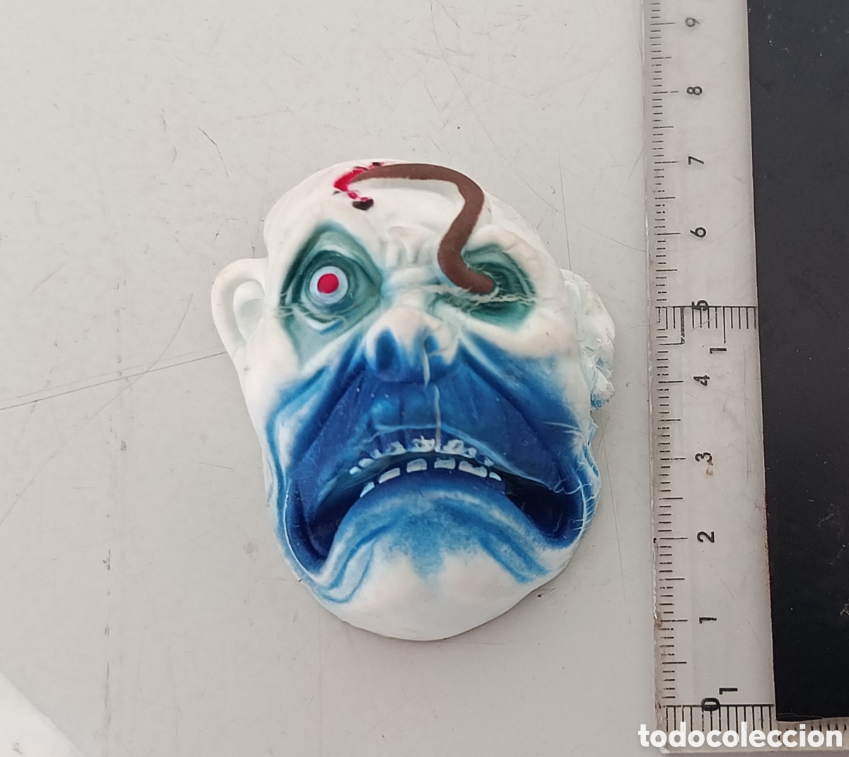 Figuras de goma y PVC: Marioneta dedos horror Halloween goma zombie monstruo