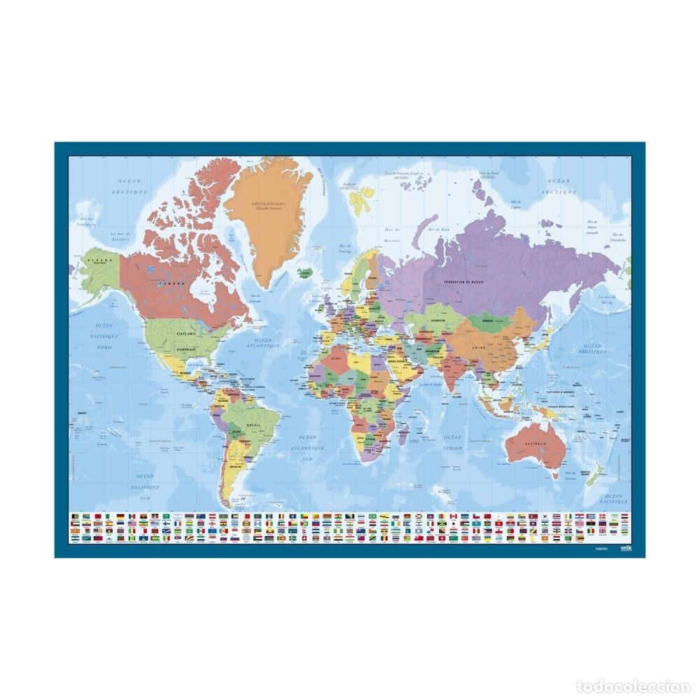Figuras de goma y PVC: Vade Escolar - Carte du Monde