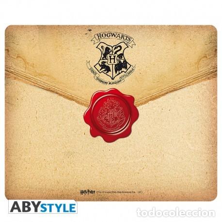 Figuras de goma y PVC: Alfombrilla de Rat&oacute;n Harry Potter Carta de Hogwarts (23,5 x 19,5 cm)