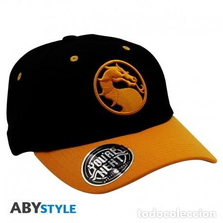 Figuras de goma y PVC: Gorra Mortal Kombat Logo Negra