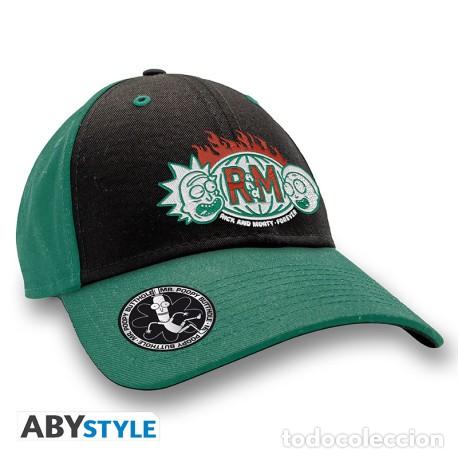 Figuras de goma y PVC: Gorra Rick y Morty Negra y Verde