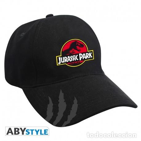 Figuras de goma y PVC: Gorra Jurassic Park Logo Negra