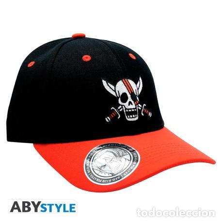 Figuras de goma y PVC: Gorra One Piece Shanks Negra y Roja