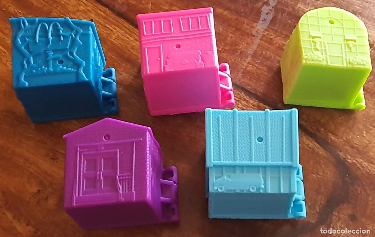Figuras de goma y PVC: Lote 5 Cajas Fuertes Misteriosas con Monstruos y Figura (McDonald's)