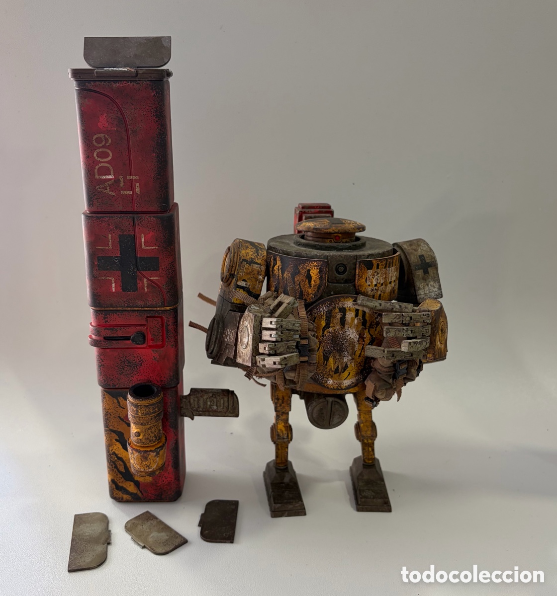 Figuras de goma y PVC: Ashley Wood ThreeA 3A Toys WWR Deimos Heavy Bramble 1/6 World War Robot 18 cm