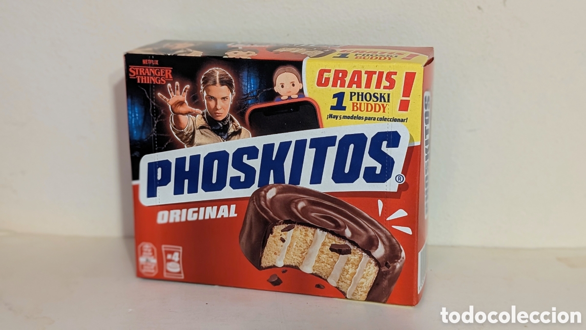 Figuras de goma y PVC: Caja sin abrir Phoskitos Stranger Things. Netflix. Once ( Eleven) Phoski Buddy