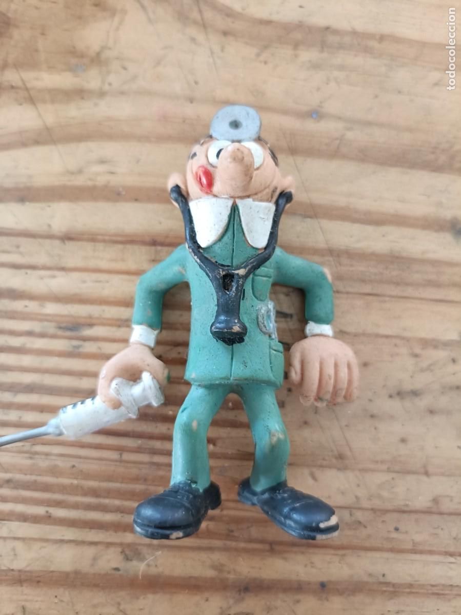 Figuras de goma y PVC: FIGURA PVC GOMA MORTADELO M&Eacute;DICO ENFERMERO COMICS SPAIN