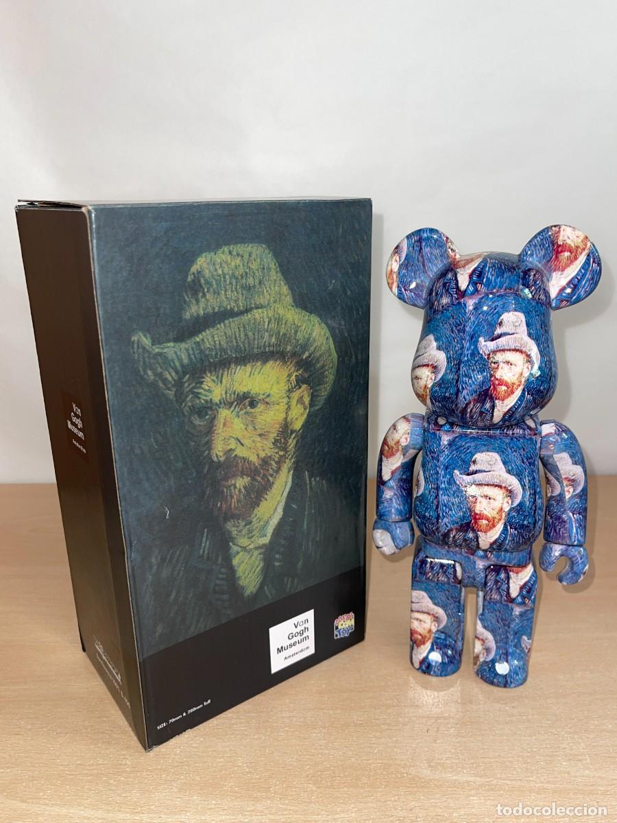 Figuras de Borracha e PVC: Figura Bearbrick Van Gogh Museum 400% 28cm Medicom Toy con caja Vincent artist painter figure