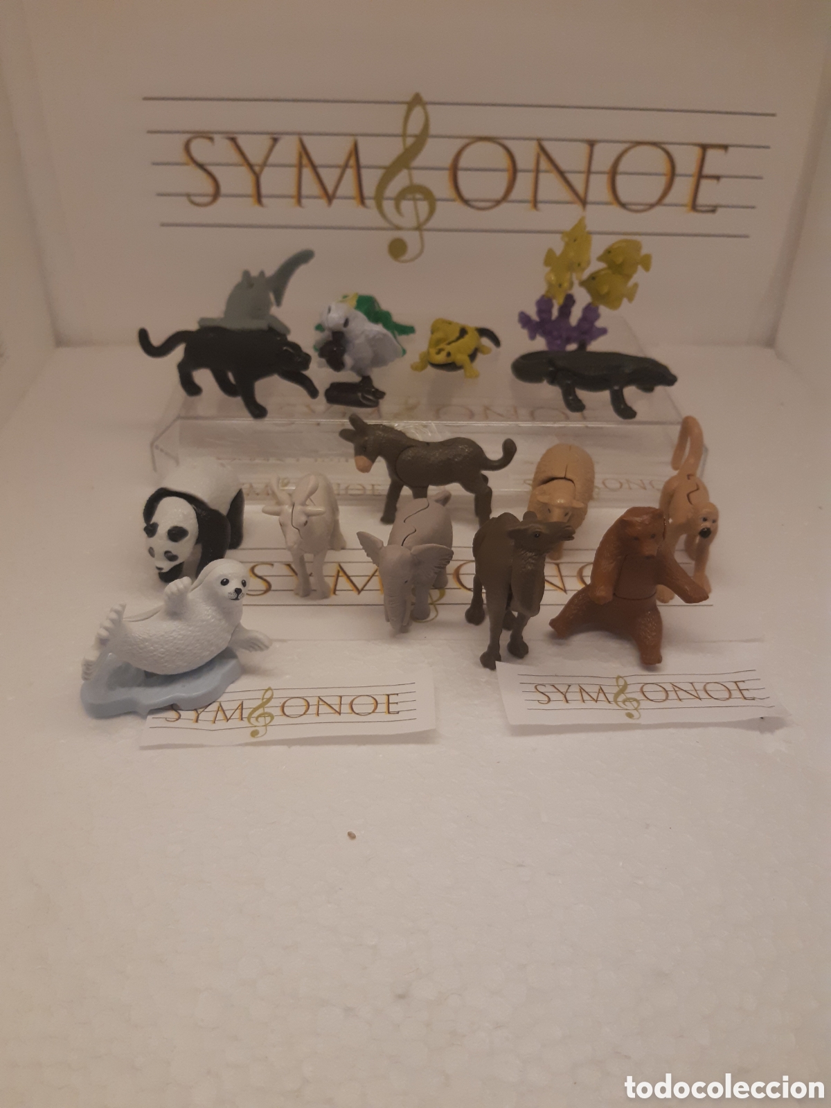 Figuras de goma Kinder: Colecci&oacute;n completa Natoons Kinder Sorpresa oso bufalo yama foca