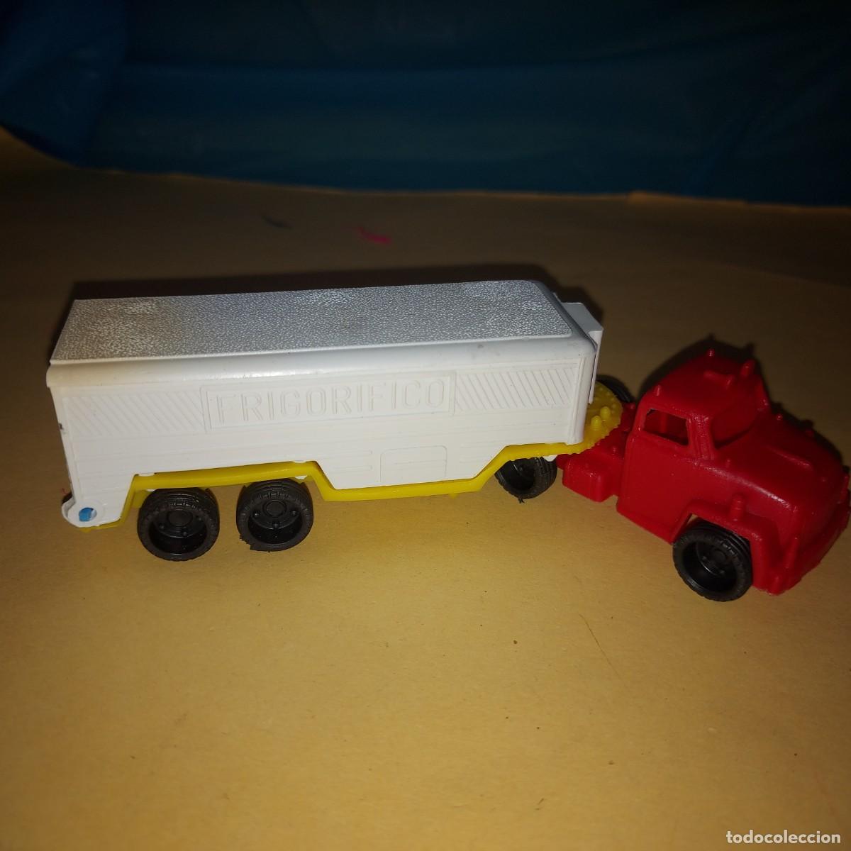 Figuras de goma y PVC: GRANDES TRANSPORTES - CAMION FRIGORIFICO . MARCA VAM - ZARAGOZA . JUGUETE KIOSKO A&Ntilde;OS 70