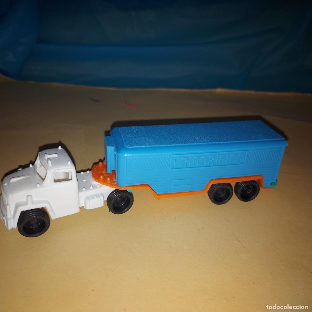 Figuras de goma y PVC: GRANDES TRANSPORTES - CAMION FRIGORIFICO . MARCA VAM - ZARAGOZA . JUGUETE A&Ntilde;OS 70