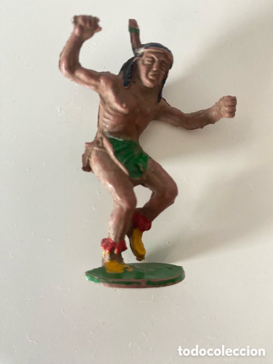Figuras de goma y PVC: Indio Lafredo goma a&ntilde;os 60