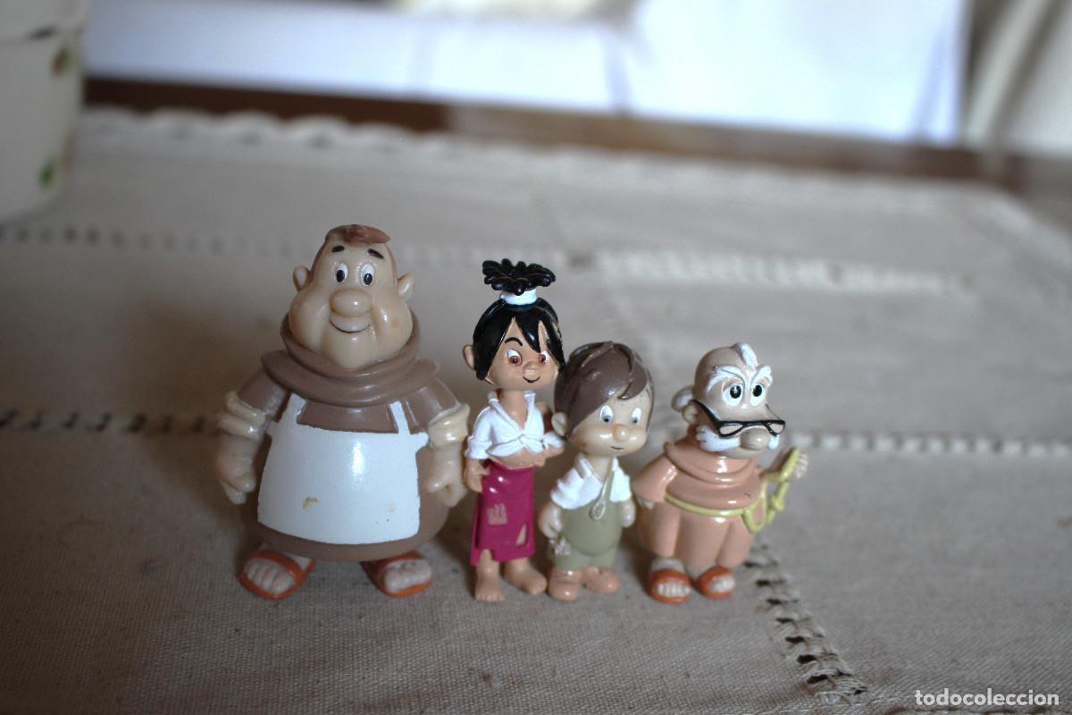 Figuras de goma y PVC: Lote de figuras de la serie Marcelino pan y vino.