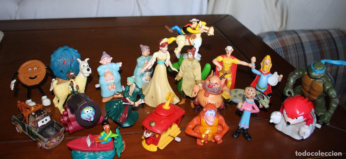 Figuras de goma y PVC: Gran lote de figuras variadas de distintos personajes.