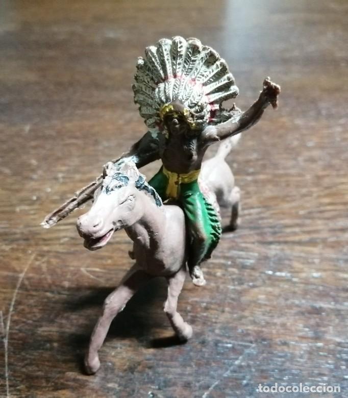 Figuras de goma y PVC: INDIO COMANSI 1&ordf; &Eacute;POCA (REAMSA, JECSAN, LAFREDO, SOTORRES)
