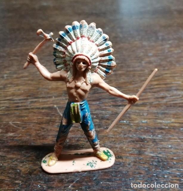 Figuras de goma y PVC: INDIO JECSAN (REAMSA, COMANSI, LAFREDO, SOTORRES)