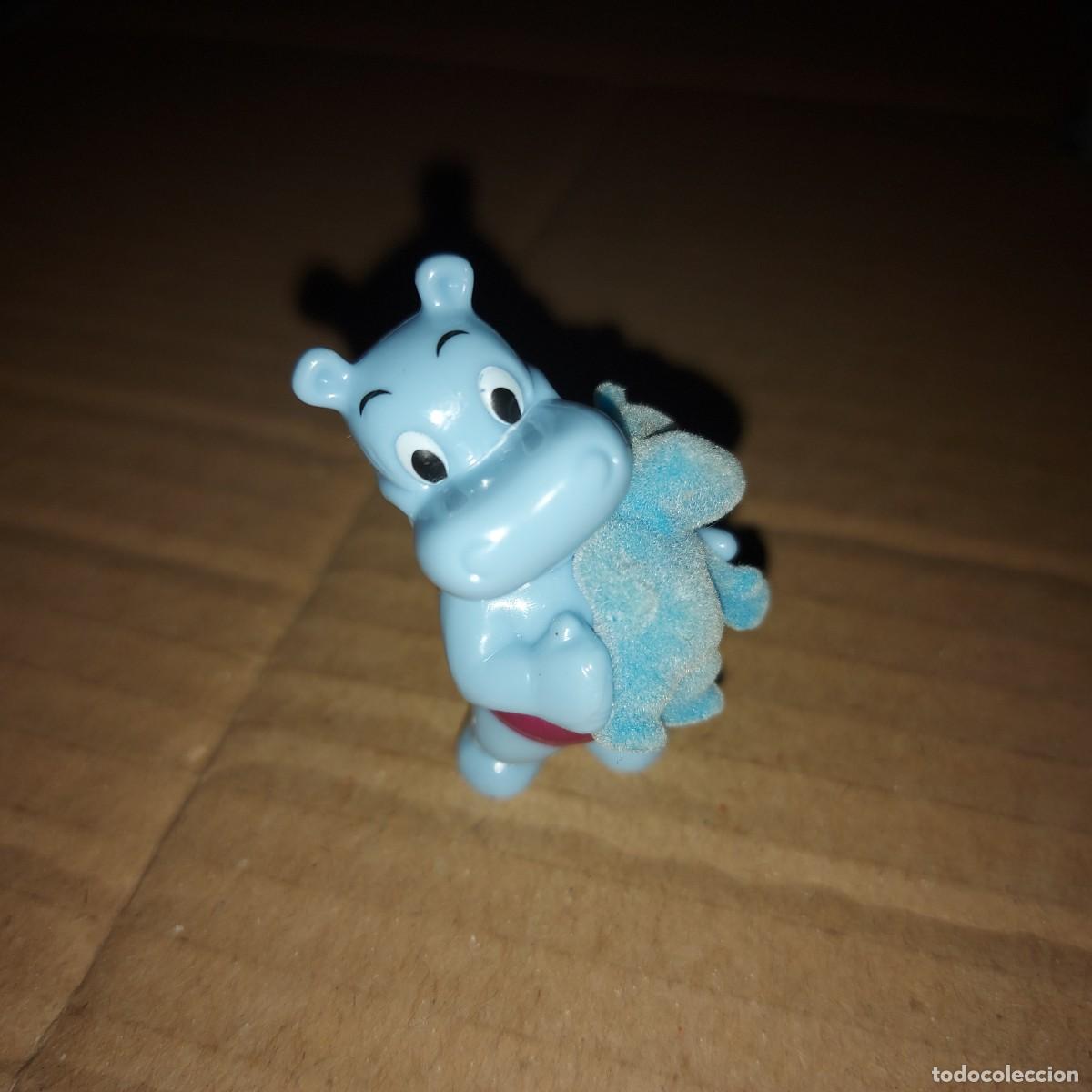 Figuras de goma Kinder: FIGURA KINDER, HIPOPOTAMO CON HIPO DE PELUCHE , 40 ANIVERSARIO