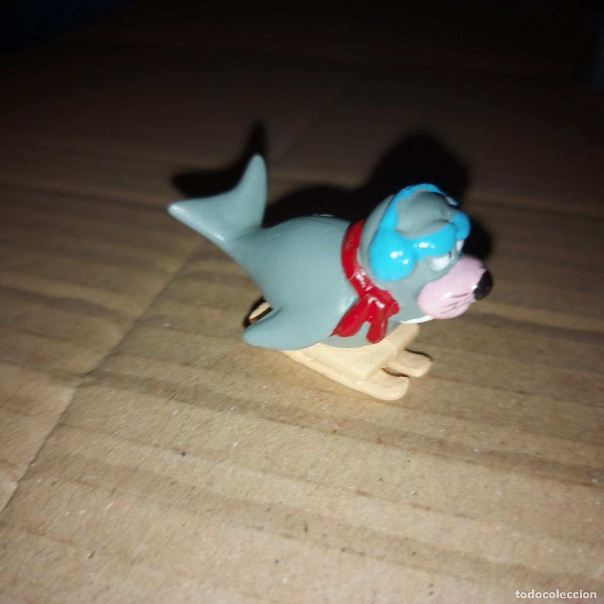Figuras de goma Kinder: FIGURA KINDER, FOCA CON TRINEO