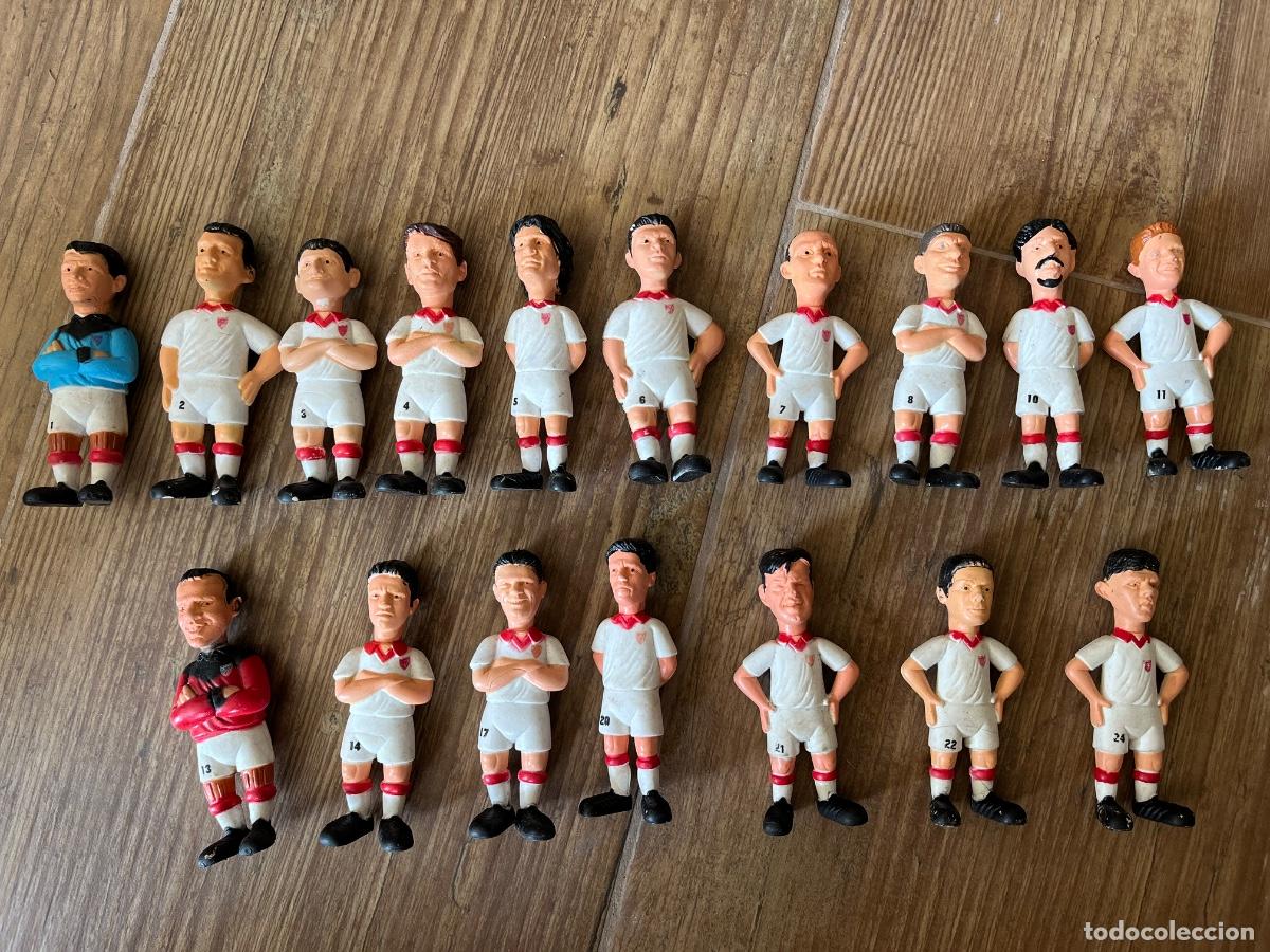 Figuras de goma y PVC: SEVILLA FC - ANTIGUAS FIGURAS DE GOMA PVC - UNZUE MONCHI EST&Iacute;BALIZ RAFA PAZ JIM&Eacute;NEZ Y M&Aacute;S