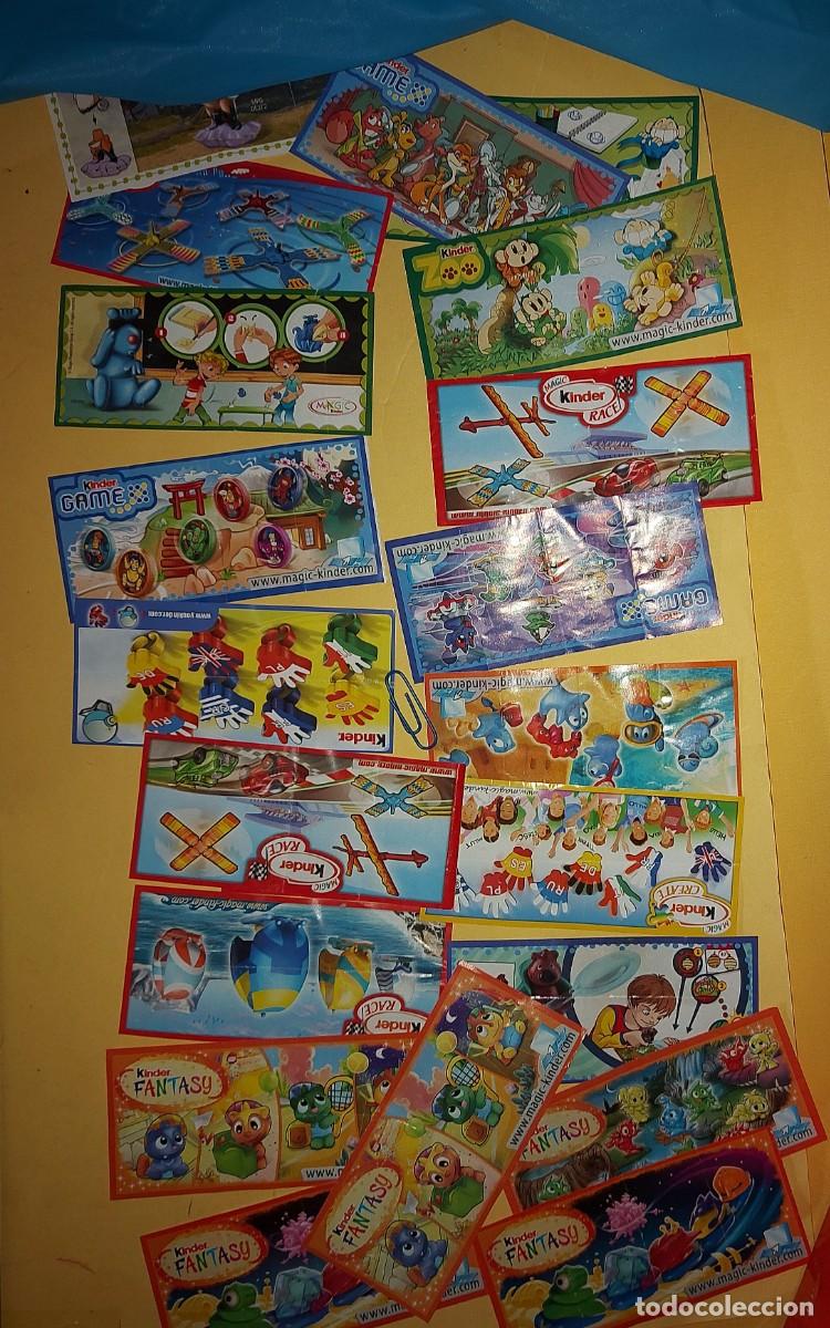 Figuras de goma Kinder: FIGURA KINDER SORPRESA , 24 INTRUCCIONES
