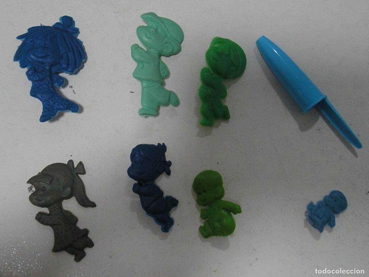 Figure di Gomma e PVC: 7 FIGURAS PIN DE LA FAMILIA TELER&Iacute;N PREMIUM DE PIPAS CHURRUCA MUY BUEN ESTADO AGOS-33