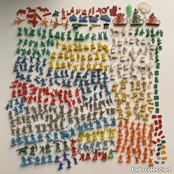 Rubber and PVC Figures: MONTAPLEX MUY ANTIGUOS ORIGINALES A&Ntilde;OS 70 -PLASTICO MUY FRAGIL -LEER DETALLES