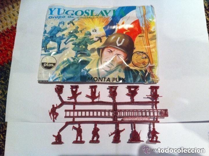 Rubber and PVC Figures: SOBRE VACIO Y COLADA DE YUGOSLAVOS MONTAPLEX