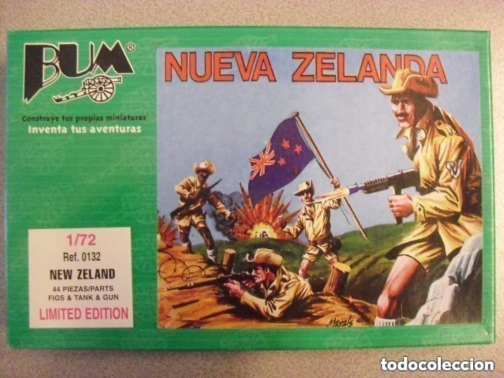 Figuras de goma y PVC: BUM - ESCALA 1 72 TROPAS DE NUEVA ZELANDA -EDICION LIMITADA con 2 coladas