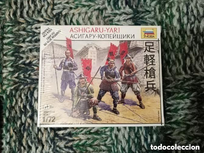 Figuras de goma y PVC: FIGURAS NUEVAS EN CAJA PRECINTADA - ZVEDA - ASHIGARU-YARI - JAPONESES - ESCALA 1 72 -MIRAR FOTOS