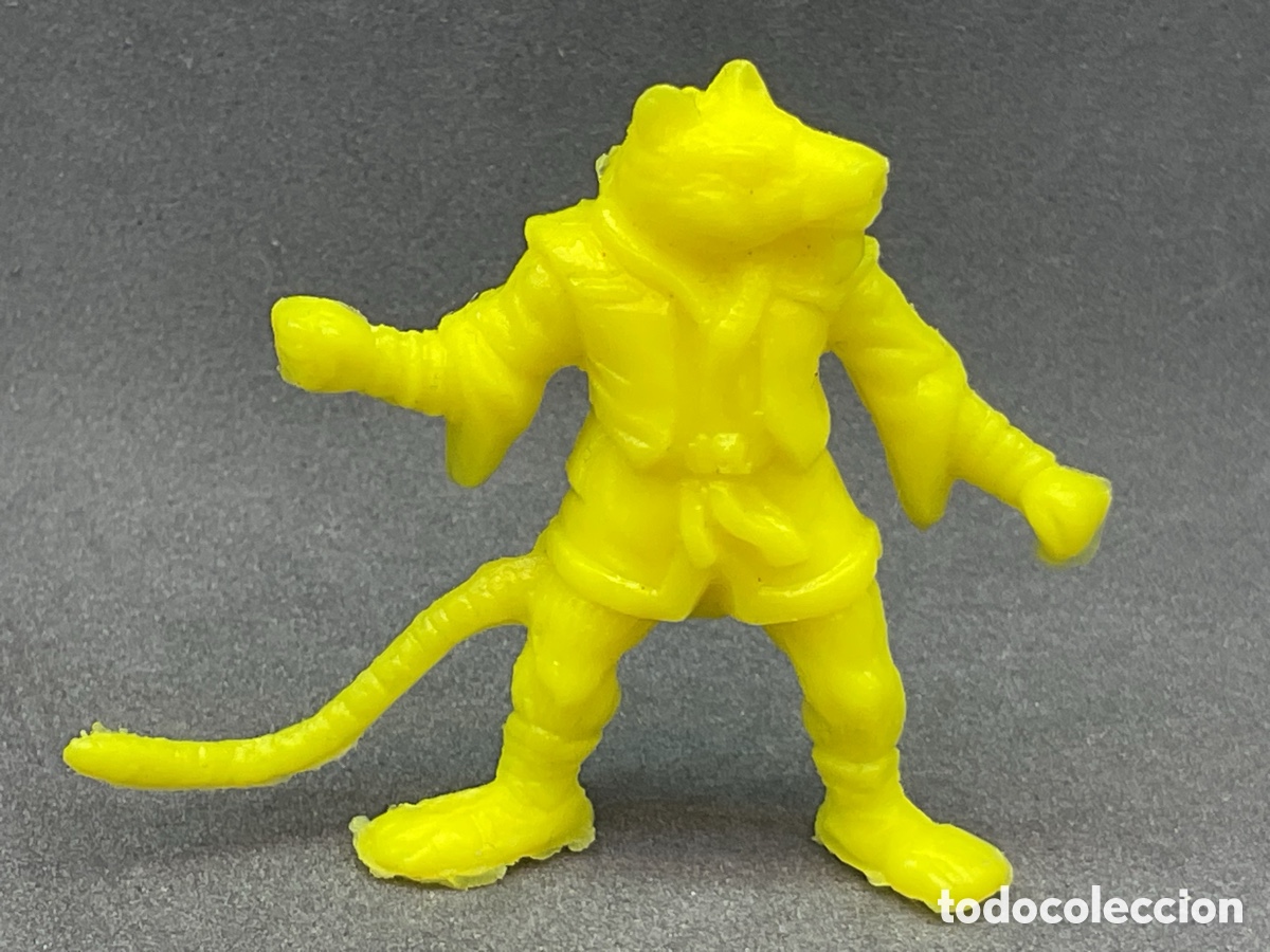 Figuras de goma y PVC: ANTIGUA FIGURITA DEL MAESTRO ASTILLA ( SPLINTER) . PERSONAJE DE LAS TORTUGAS NINJA. 45 MM