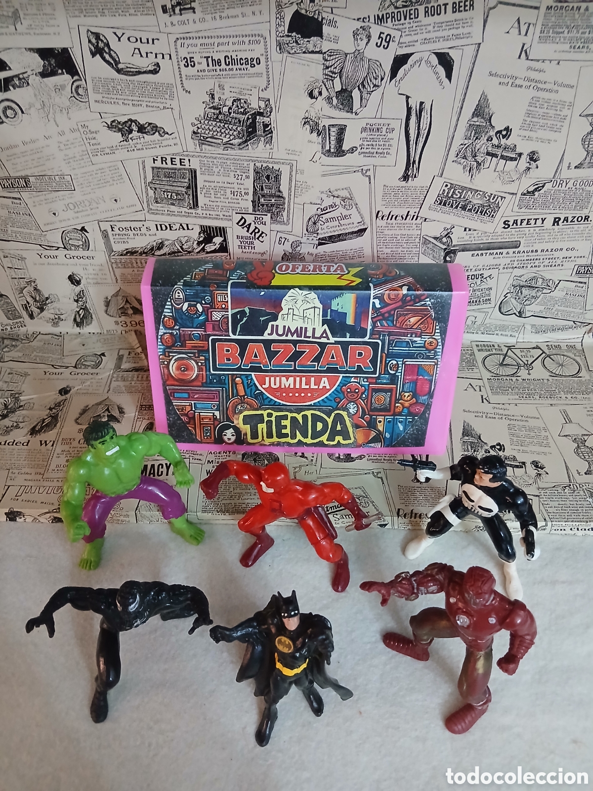 Figuras de goma y PVC: Lote completo figuras pvc