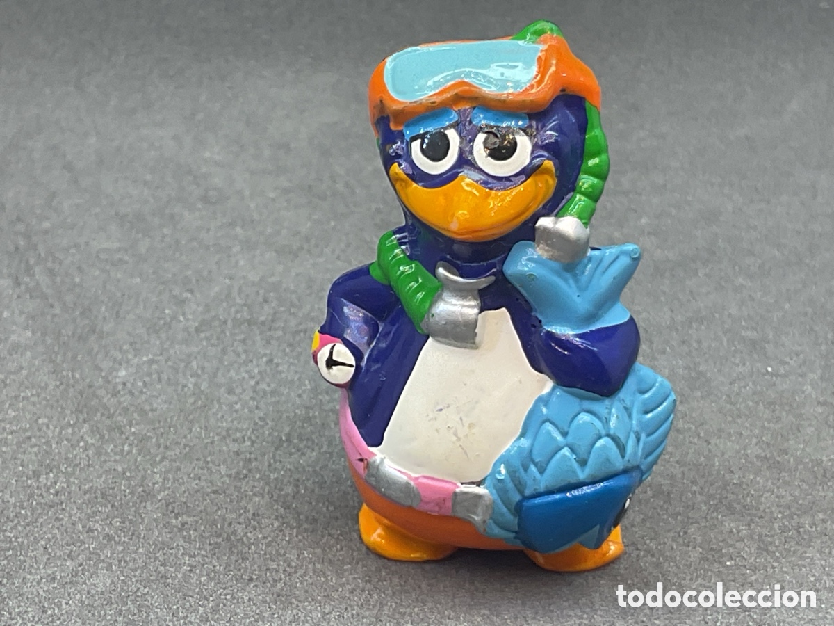 Figuras de goma Kinder: Figurita Kinder Sorpresa de la Colecci&oacute;n Pingui Beach (1994)