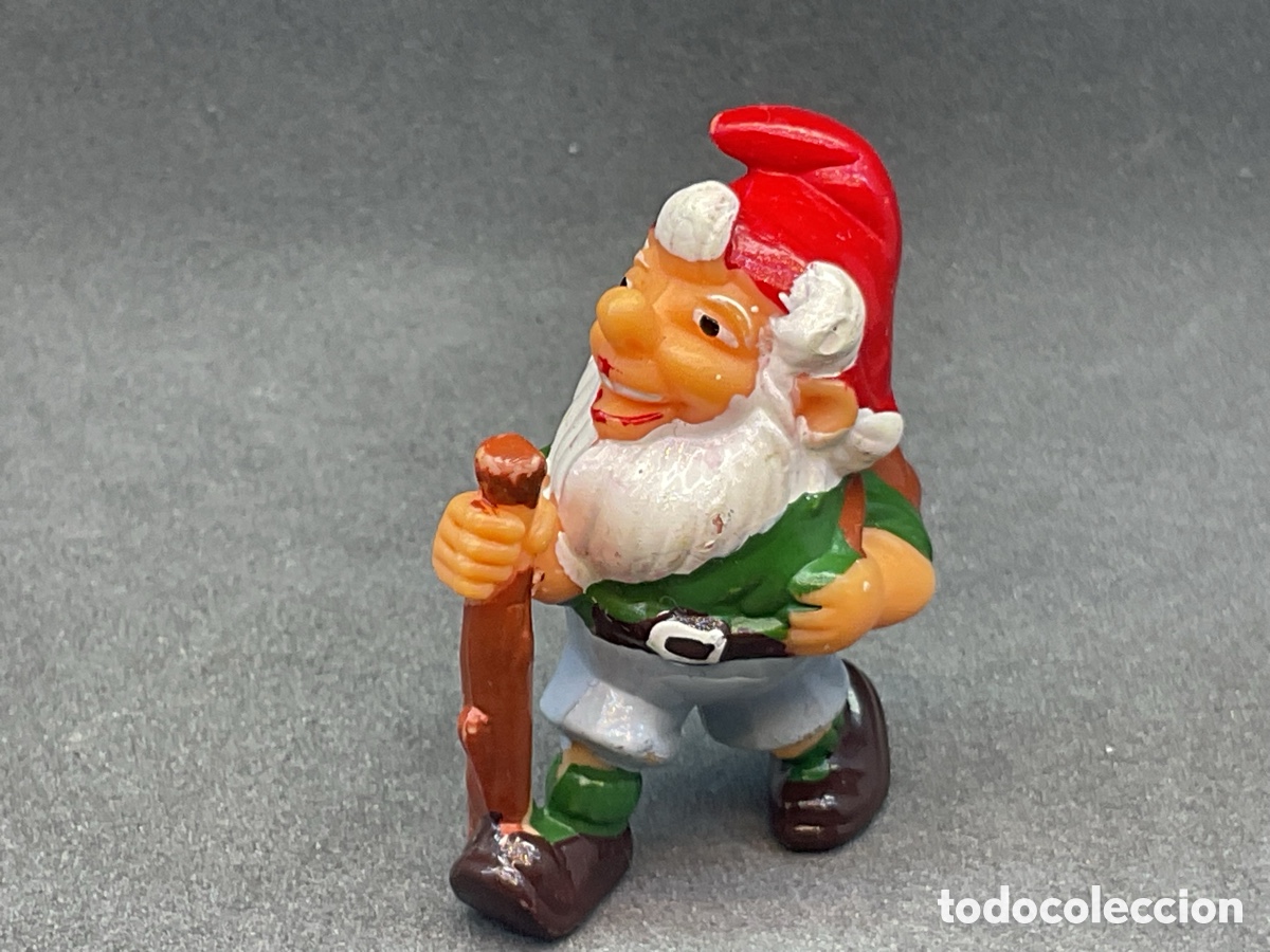Figuras de goma Kinder: Figurita Kinder Sorpresa de la Colecci&oacute;n Los Gnomos . A&ntilde;o 1992