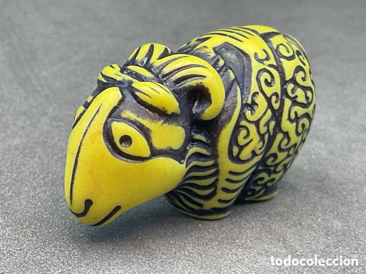 Figuras de goma Kinder: Figurita Kinder del Modelo Aries / Man . De la Colecci&oacute;n Figuras Bicefalas ( Totem) . A&ntilde;os 90