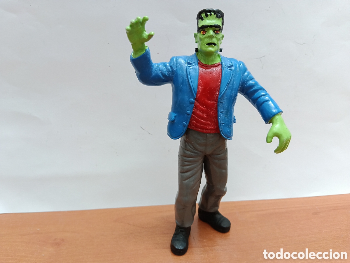 Figuras de goma y PVC: Figura goma PVC Frankenstein verde