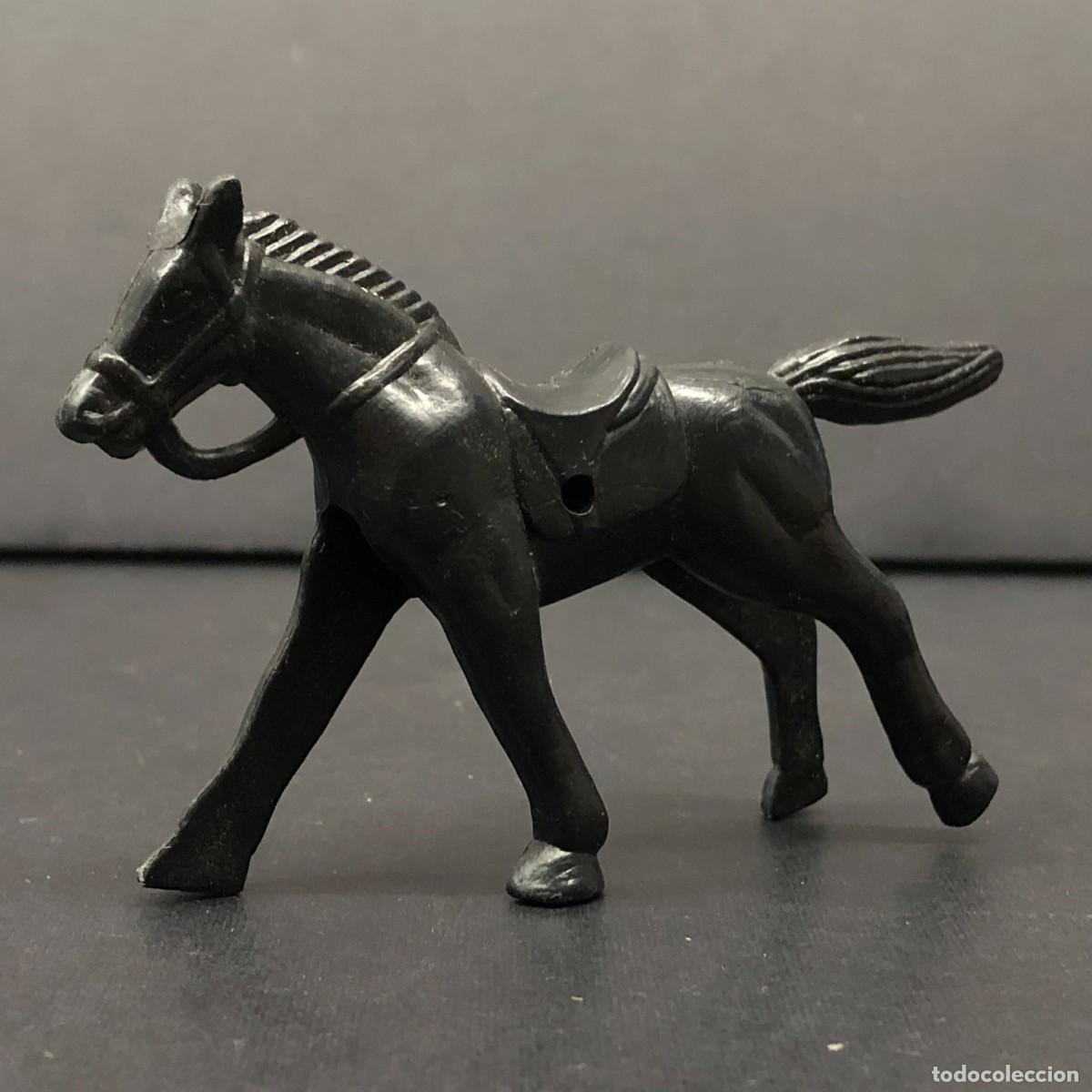 Figuras de goma y PVC: FIGURA DE PVC - CABALLO DE JUGUETE - DE PL&Aacute;STICO - FIGURAS DEL OESTE - 5 X 8 CM / 86
