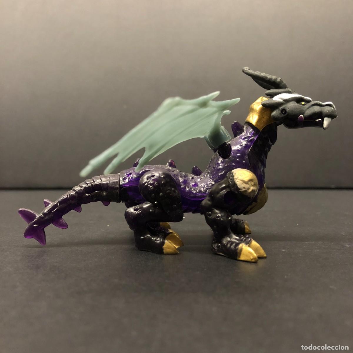 Figuras de goma y PVC: FIGURA DE PVC - PLASMA DRAGONS - MEGA BLOKS - 6 X 11 CM / 111