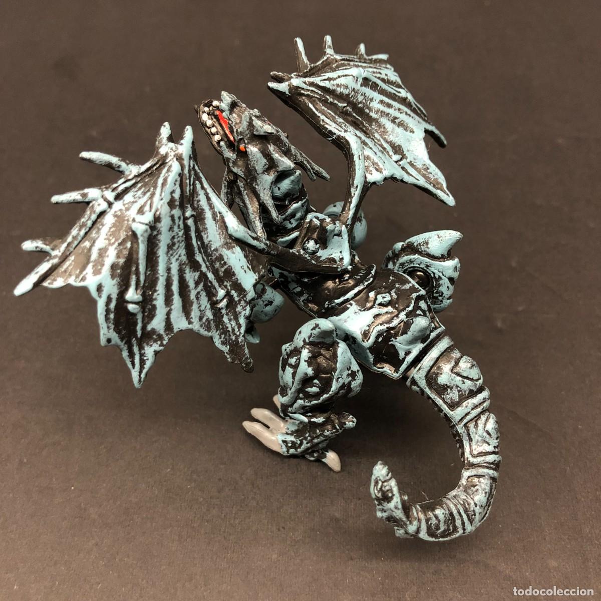 Figuras de goma y PVC: FIGURA DE PVC - PLASMA DRAGONS - MEGA BLOKS - 6 X 9,5 CM / 113