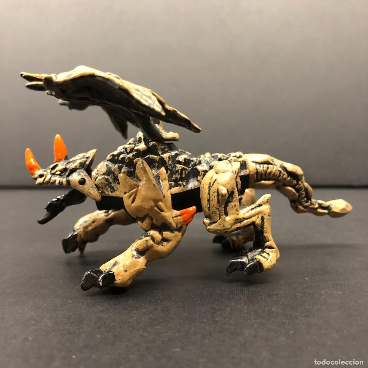 Figuras de goma y PVC: FIGURA DE PVC - PLASMA DRAGONS - MEGA BLOKS - 5 X 11 CM / 115