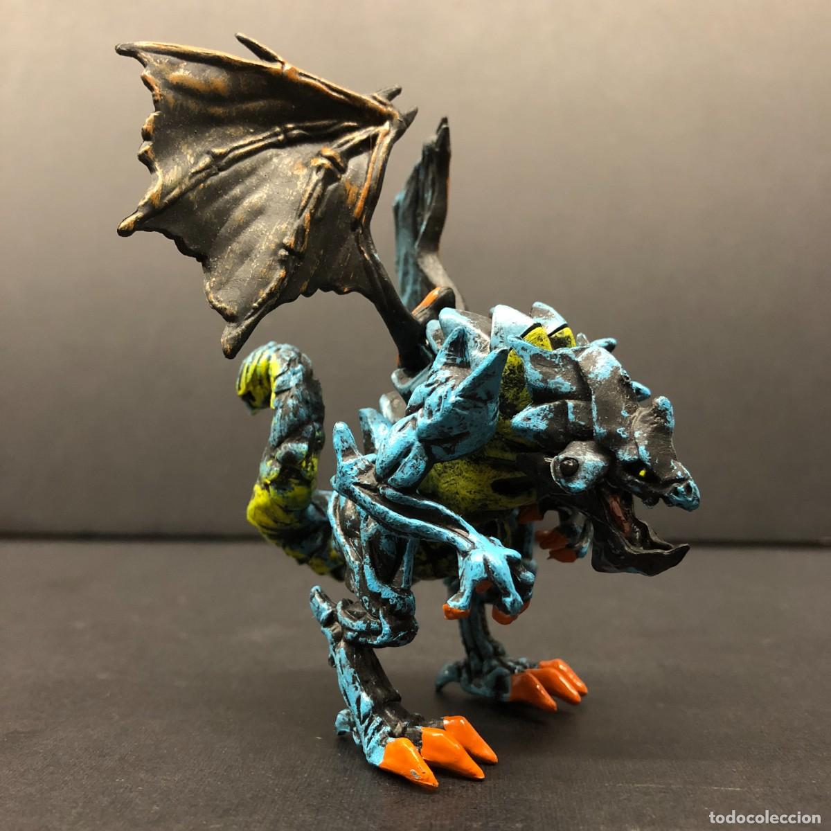 Figuras de goma y PVC: FIGURA DE PVC - PLASMA DRAGONS - MEGA BLOKS - 9 X 6 CM / 119