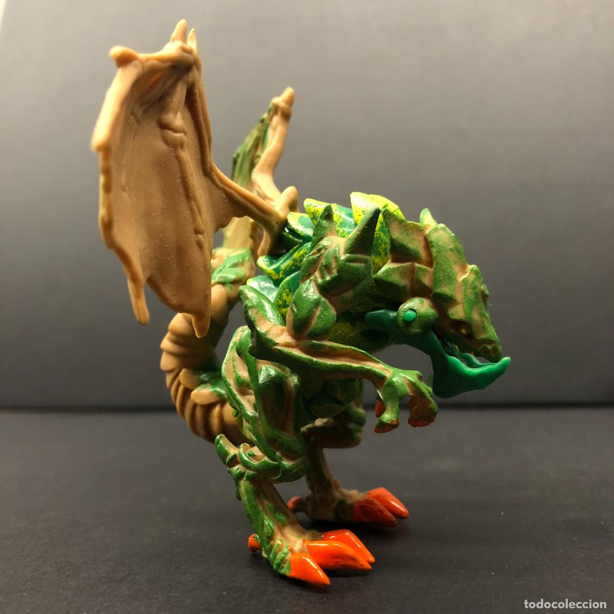 Figuras de goma y PVC: FIGURA DE PVC - PLASMA DRAGONS - MEGA BLOKS - 8 X 7 CM / 120