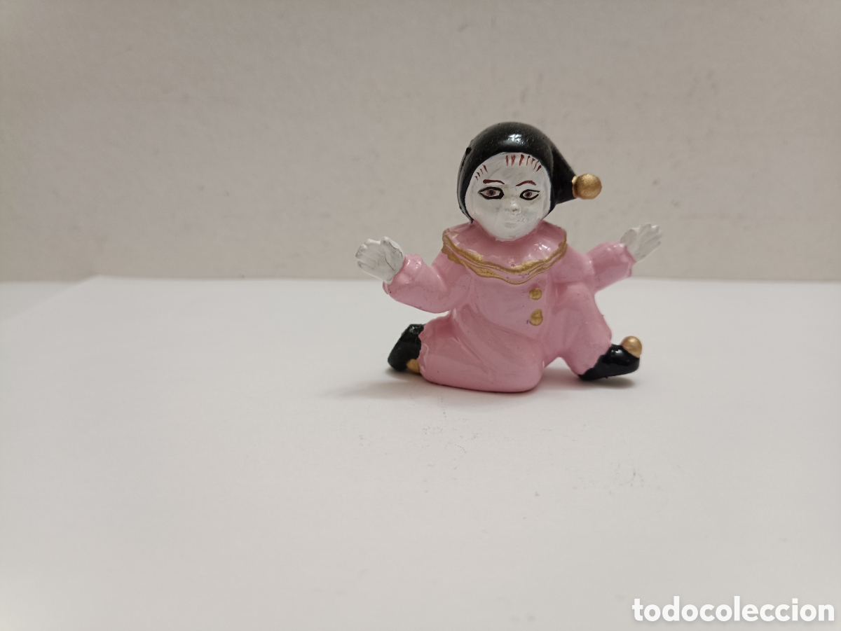 Figuras de goma y PVC: Arlequ&iacute;n PVC serie Adornos Arlequines
