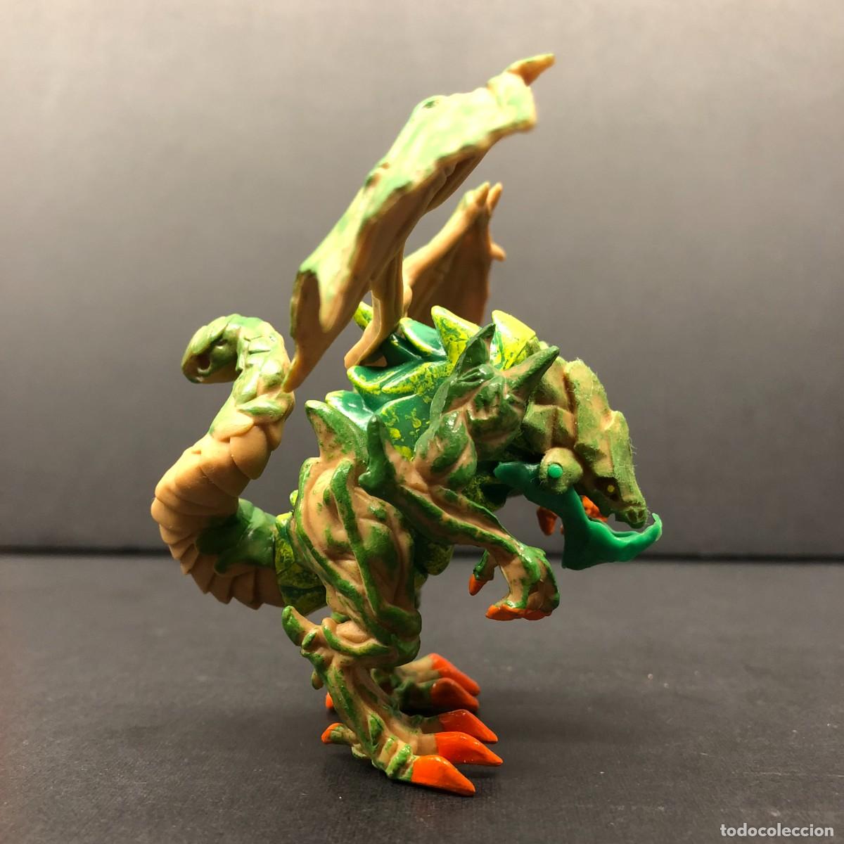 Figuras de goma y PVC: FIGURA DE PVC - PLASMA DRAGONS - MEGA BLOKS - 8 X 7 CM / 122