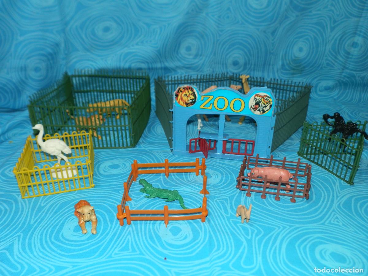 Figuras de goma y PVC: ANTIGUAS PIEZAS ZOO BLUE BOX