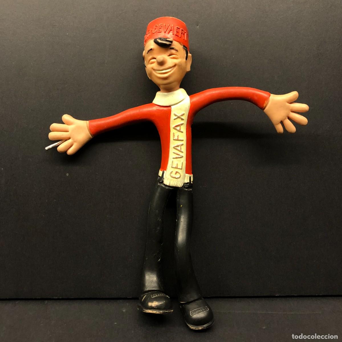 Figuras de goma y PVC: FIGURA DE PVC - MU&Ntilde;ECO PUBLICITARIO - GEVAFAX - SCHLEICH - 16 X 14 CM / 157